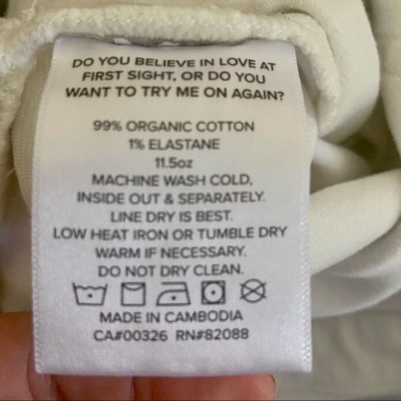 Outland White 99% Sustainable Denim Overalls Size S NWOT- similar to Aritzia TNA - Picture 9 of 11